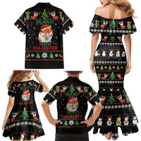 Merry Christmas Hamster Be Jolly Family Matching Mermaid Dress and Hawaiian Shirt DT04 - Wonder Print Shop