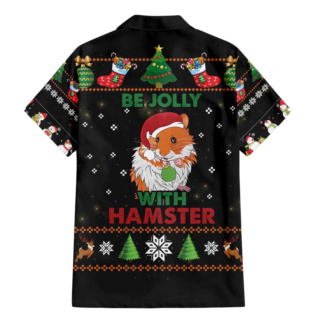 Merry Christmas Hamster Be Jolly Family Matching Mermaid Dress and Hawaiian Shirt DT04 - Wonder Print Shop