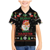 Merry Christmas Hamster Be Jolly Family Matching Mermaid Dress and Hawaiian Shirt DT04 - Wonder Print Shop