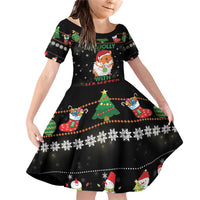 Merry Christmas Hamster Be Jolly Family Matching Off Shoulder Short Dress and Hawaiian Shirt DT04 - Wonder Print Shop
