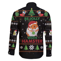 Merry Christmas Hamster Be Jolly Family Matching Short Sleeve Bodycon Dress and Hawaiian Shirt DT04 - Wonder Print Shop