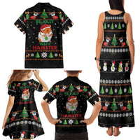 Merry Christmas Hamster Be Jolly Family Matching Tank Maxi Dress and Hawaiian Shirt DT04 - Wonder Print Shop