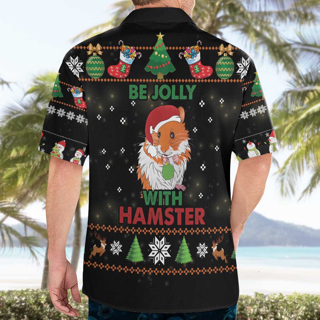 Merry Christmas Hamster Be Jolly Hawaiian Shirt DT04 - Wonder Print Shop