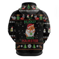 Merry Christmas Hamster Be Jolly Hoodie DT04 - Wonder Print Shop