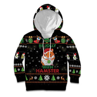 Merry Christmas Hamster Be Jolly Kid Hoodie DT04 - Wonder Print Shop