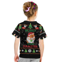 Merry Christmas Hamster Be Jolly Kid T Shirt DT04 - Wonder Print Shop