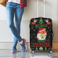 Merry Christmas Hamster Be Jolly Luggage Cover DT04 - Wonder Print Shop