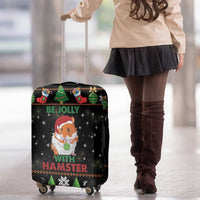 Merry Christmas Hamster Be Jolly Luggage Cover DT04 - Wonder Print Shop