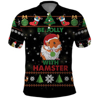 Merry Christmas Hamster Be Jolly Polo Shirt DT04 - Wonder Print Shop
