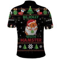 Merry Christmas Hamster Be Jolly Polo Shirt DT04 - Wonder Print Shop