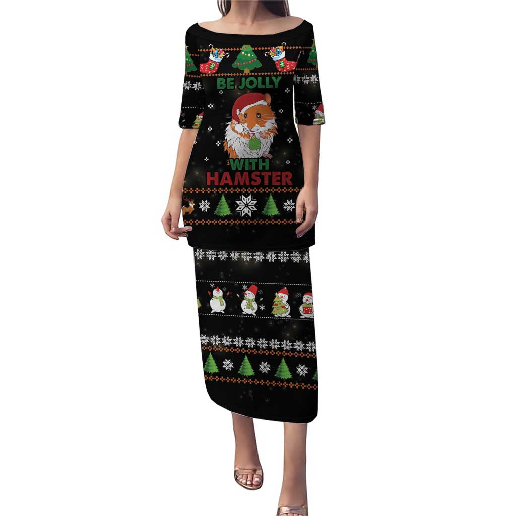 Merry Christmas Hamster Be Jolly Puletasi DT04 - Wonder Print Shop