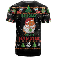 Merry Christmas Hamster Be Jolly T Shirt DT04 - Wonder Print Shop