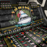 Santa On A Boat Back Car Seat Cover Christmas Gifts DT04 - Wonder Print Shop