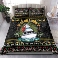 Santa On A Boat Bedding Set Christmas Gifts DT04 - Wonder Print Shop