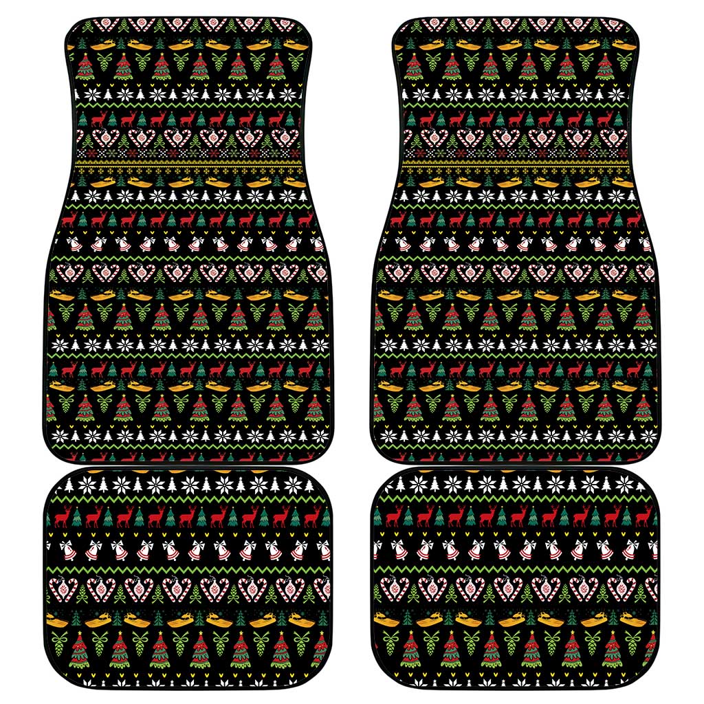 Santa On A Boat Car Mats Christmas Gifts DT04 - Wonder Print Shop