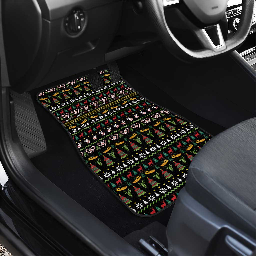 Santa On A Boat Car Mats Christmas Gifts DT04 - Wonder Print Shop