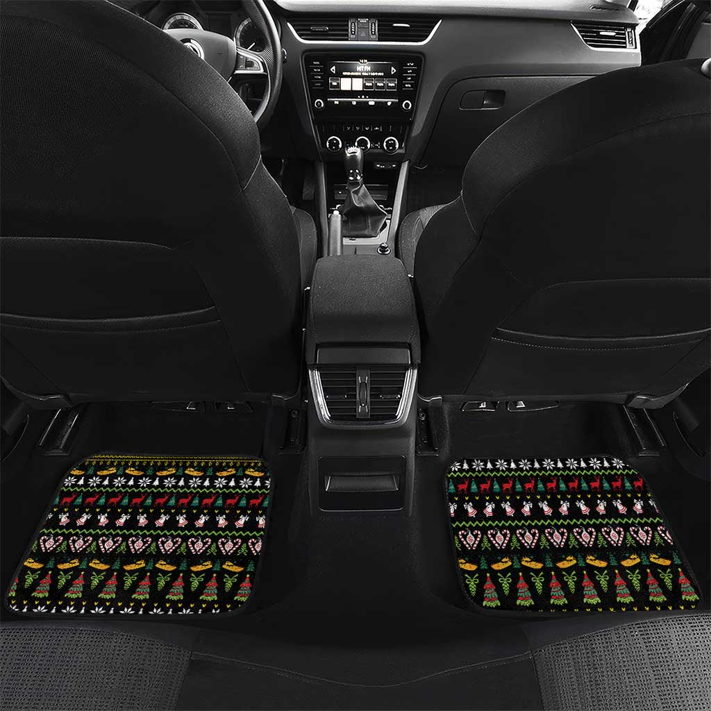 Santa On A Boat Car Mats Christmas Gifts DT04 - Wonder Print Shop