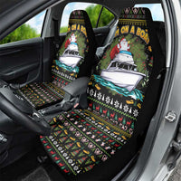 Santa On A Boat Car Seat Cover Christmas Gifts DT04 - Wonder Print Shop