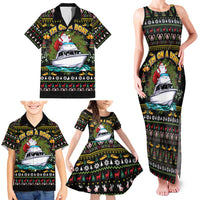 Santa On A Boat Family Matching Tank Maxi Dress and Hawaiian Shirt Christmas Gifts DT04 - Wonder Print Shop