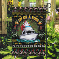 Santa On A Boat Garden Flag Christmas Gifts DT04 - Wonder Print Shop