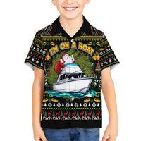 Santa On A Boat Hawaiian Shirt Christmas Gifts DT04 - Wonder Print Shop