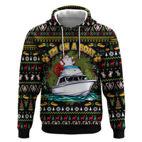 Santa On A Boat Hoodie Christmas Gifts DT04 - Wonder Print Shop