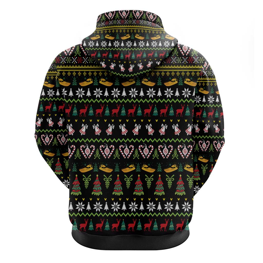 Santa On A Boat Hoodie Christmas Gifts DT04 - Wonder Print Shop