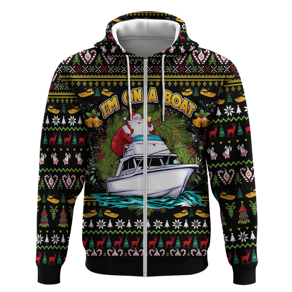 Santa On A Boat Hoodie Christmas Gifts DT04 - Wonder Print Shop