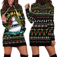 Santa On A Boat Hoodie Dress Christmas Gifts DT04 - Wonder Print Shop