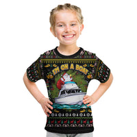 Santa On A Boat Kid T Shirt Christmas Gifts DT04 - Wonder Print Shop