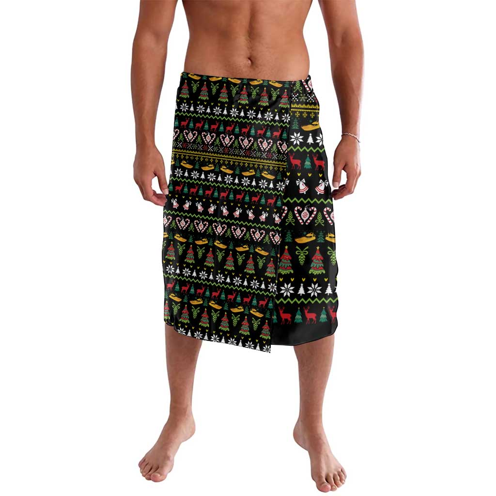 Santa On A Boat Lavalava Christmas Gifts DT04 - Wonder Print Shop