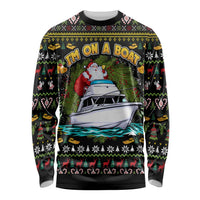 Santa On A Boat Long Sleeve Shirt Christmas Gifts DT04 - Wonder Print Shop