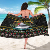 Santa On A Boat Sarong Christmas Gifts DT04 - Wonder Print Shop