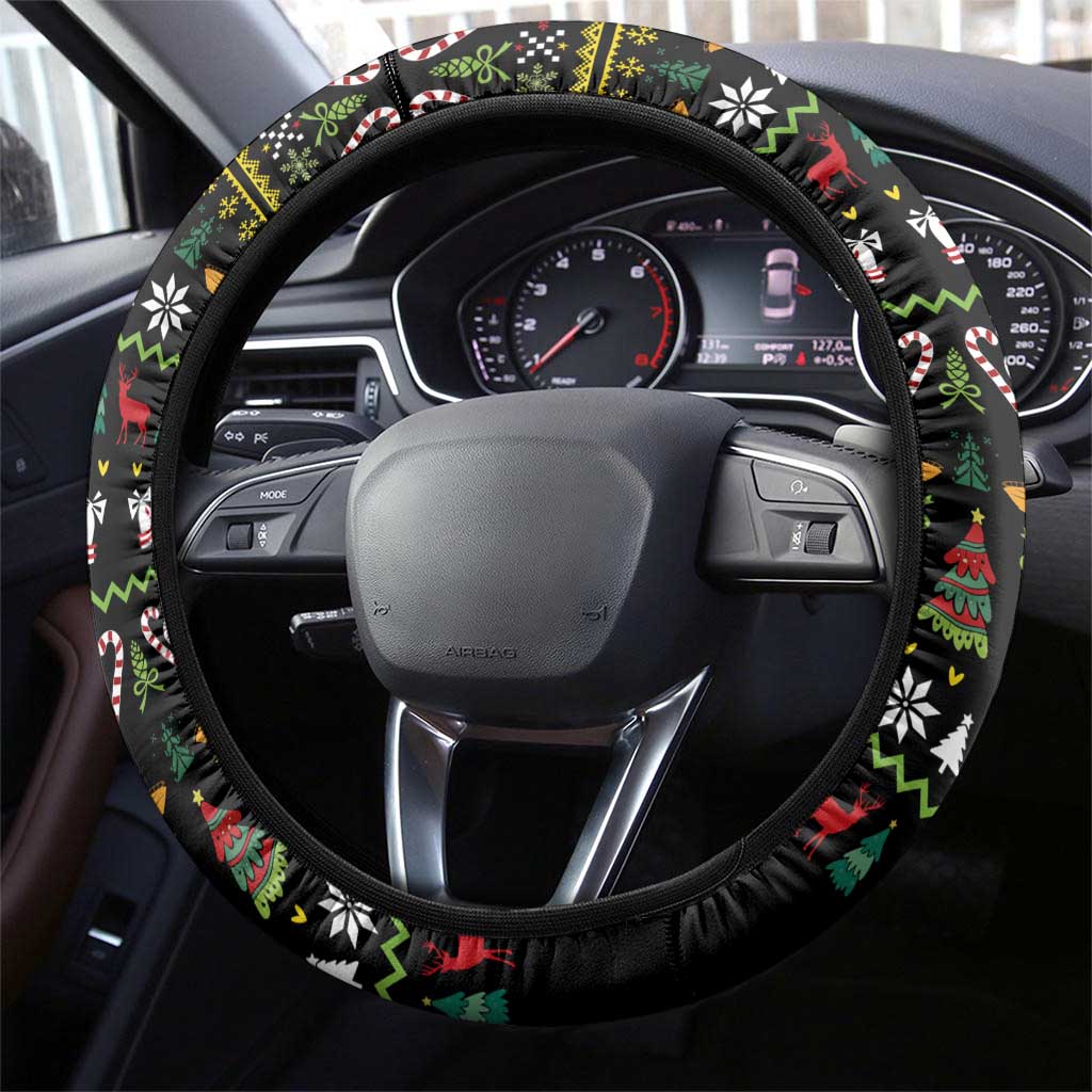 Santa On A Boat Steering Wheel Cover Christmas Gifts DT04 - Wonder Print Shop