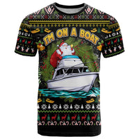 Santa On A Boat T Shirt Christmas Gifts DT04 - Wonder Print Shop