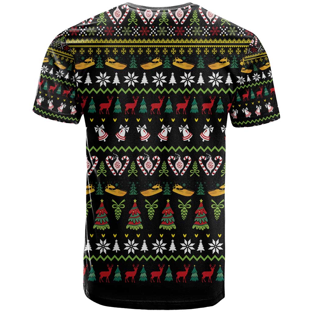 Santa On A Boat T Shirt Christmas Gifts DT04 - Wonder Print Shop