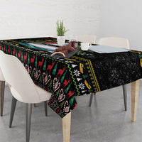 Santa On A Boat Tablecloth Christmas Gifts DT04 - Wonder Print Shop