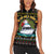 Santa On A Boat Women Sleeveless Polo Shirt Christmas Gifts DT04 - Wonder Print Shop