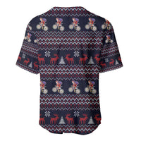 Santa Claus On Mountain Bike Baseball Jersey Christmas Gifts DT04 - Wonder Print Shop