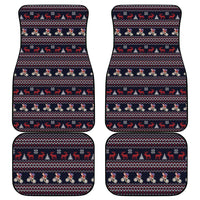 Santa Claus On Mountain Bike Car Mats Christmas Gifts DT04 - Wonder Print Shop