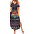 Santa Claus On Mountain Bike Summer Maxi Dress Christmas Gifts DT04 - Wonder Print Shop