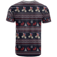 Santa Claus On Mountain Bike T Shirt Christmas Gifts DT04 - Wonder Print Shop