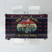 Santa Claus On Mountain Bike Tablecloth Christmas Gifts DT04 - Wonder Print Shop