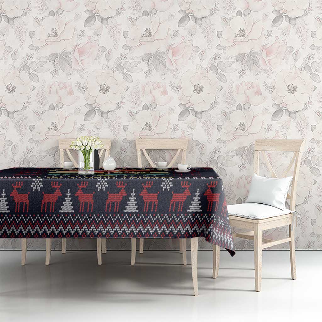 Santa Claus On Mountain Bike Tablecloth Christmas Gifts DT04 - Wonder Print Shop