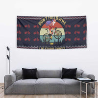 Santa Claus On Mountain Bike Tapestry Christmas Gifts DT04 - Wonder Print Shop