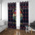 Santa Claus On Mountain Bike Window Curtain Christmas Gifts DT04 - Wonder Print Shop