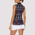 Santa Claus On Mountain Bike Women Sleeveless Polo Shirt Christmas Gifts DT04 - Wonder Print Shop
