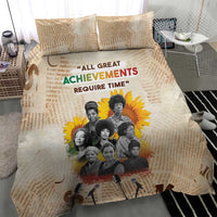 African Bedding Set Civil Rights Female Leaders Sunflower