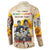 African Button Sweatshirt Civil Rights Female Leaders Sunflower