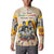 African Button Sweatshirt Civil Rights Female Leaders Sunflower